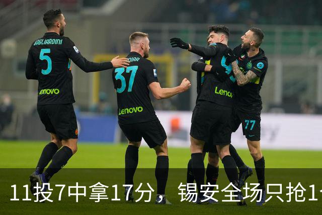 11投7中拿17分，锡安全场只抢1个篮板还送3次失误